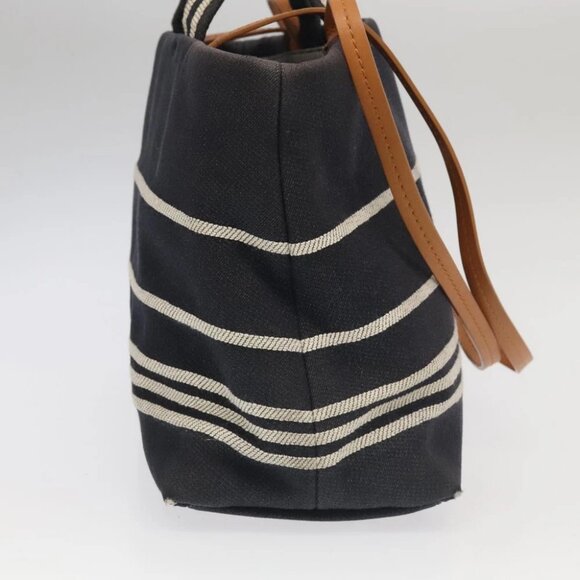 CHANEL Tote Bag Denim Navy CC Auth PP037 - Picture 6 of 15